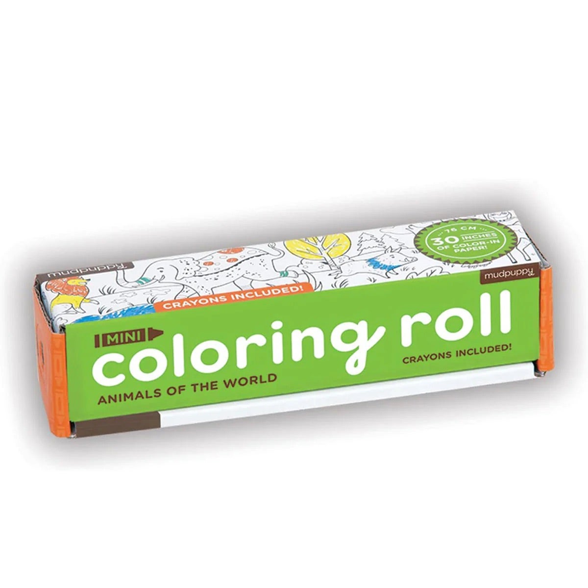 COLOURING ROLL - ANIMALS OF THE WORLD | Black Market Provisions
